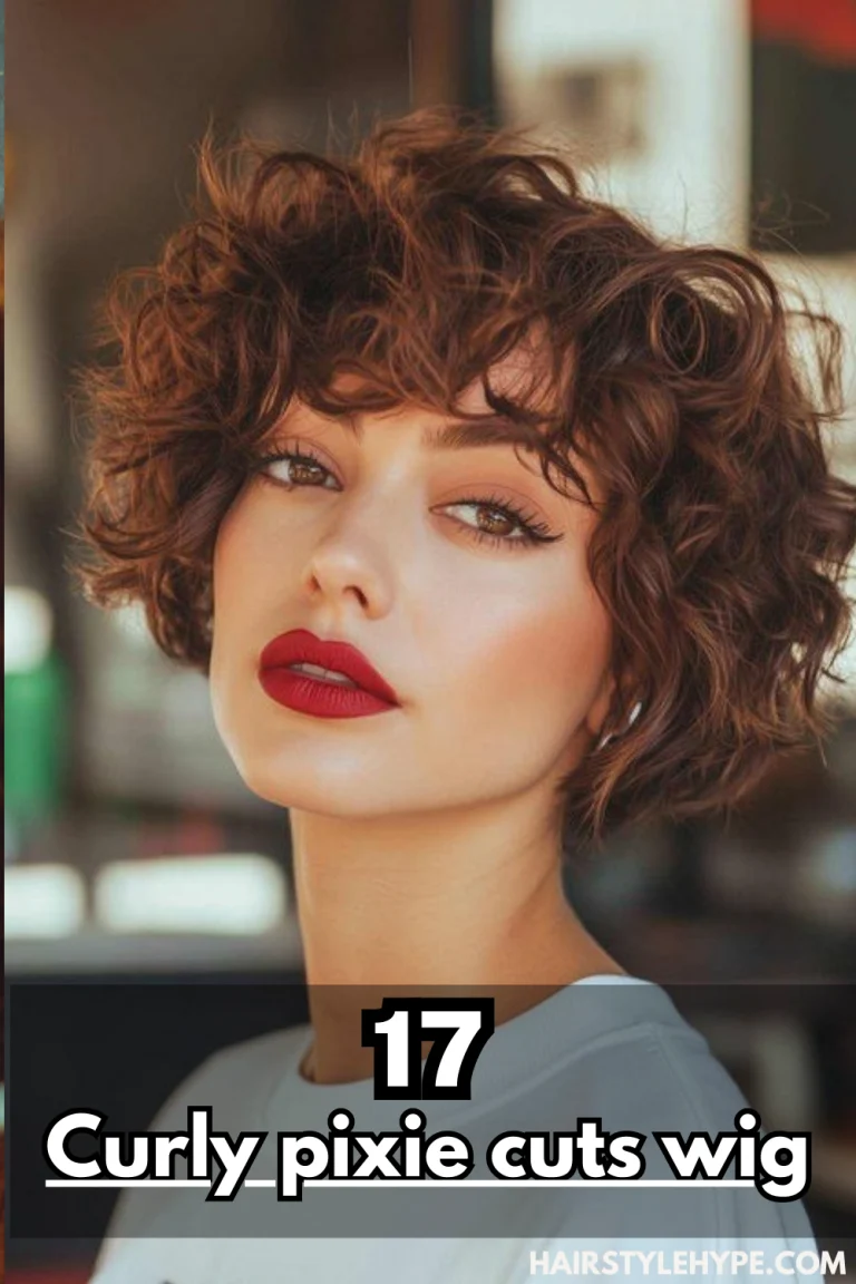 Curly pixie cuts wig