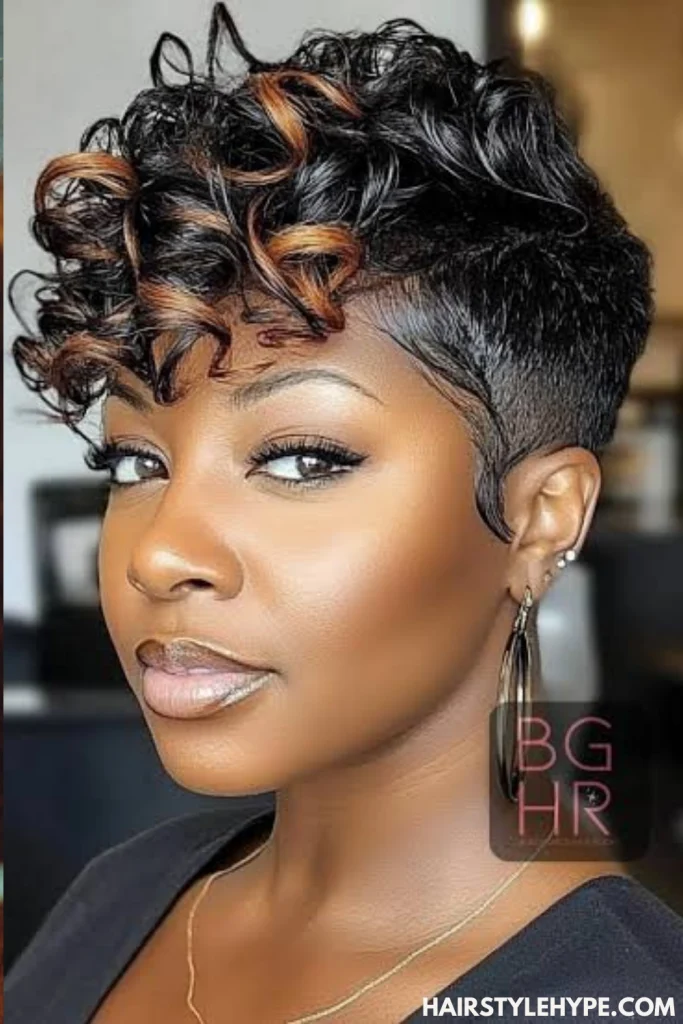 Cute Short Curly Pixie