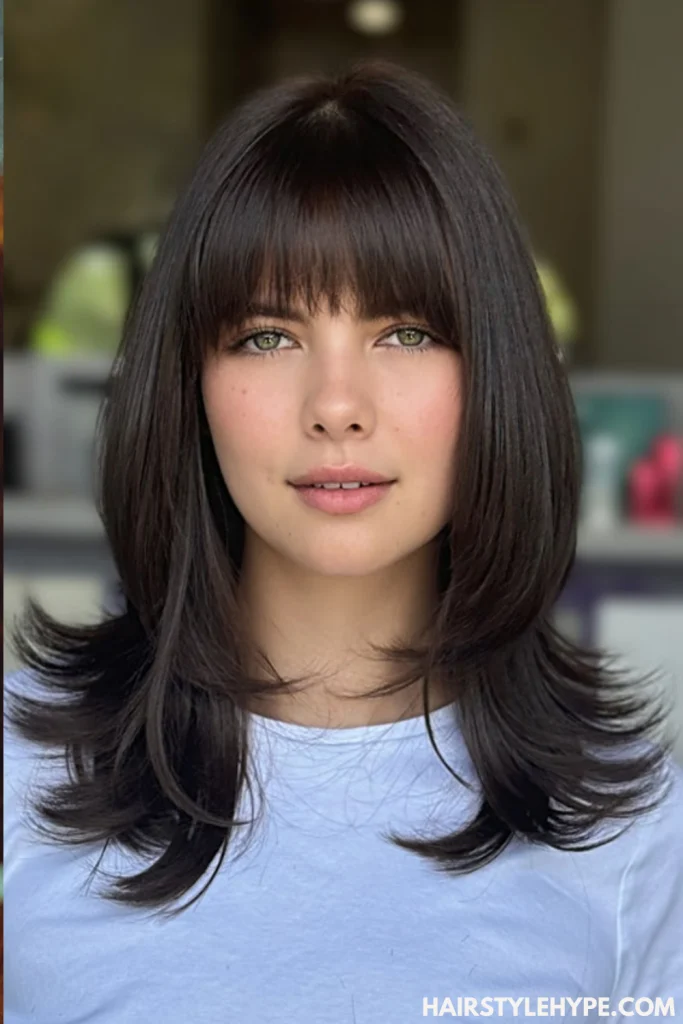  Flipped Ends Bob with Bangs