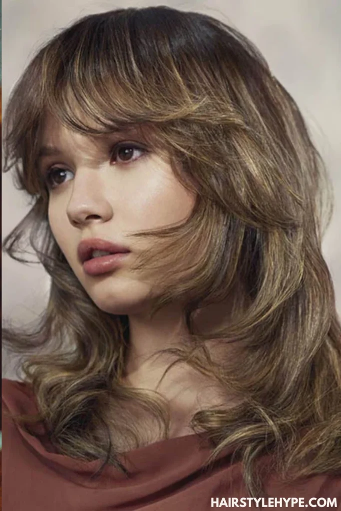  Highlighted Wavy Kitty Cut