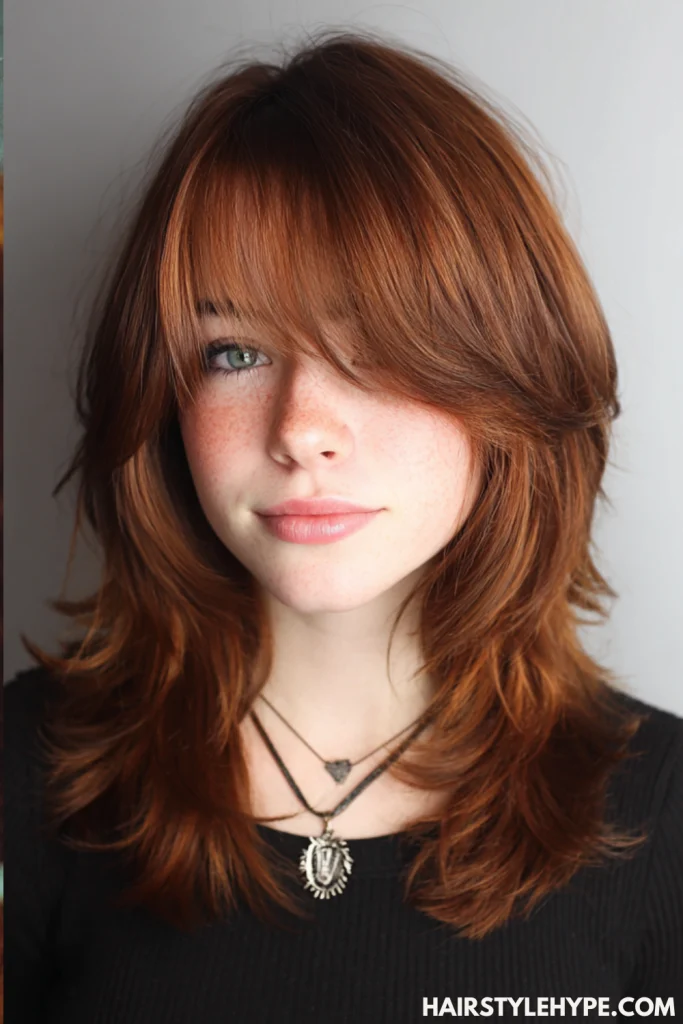 Layered Lob Kitty Cut