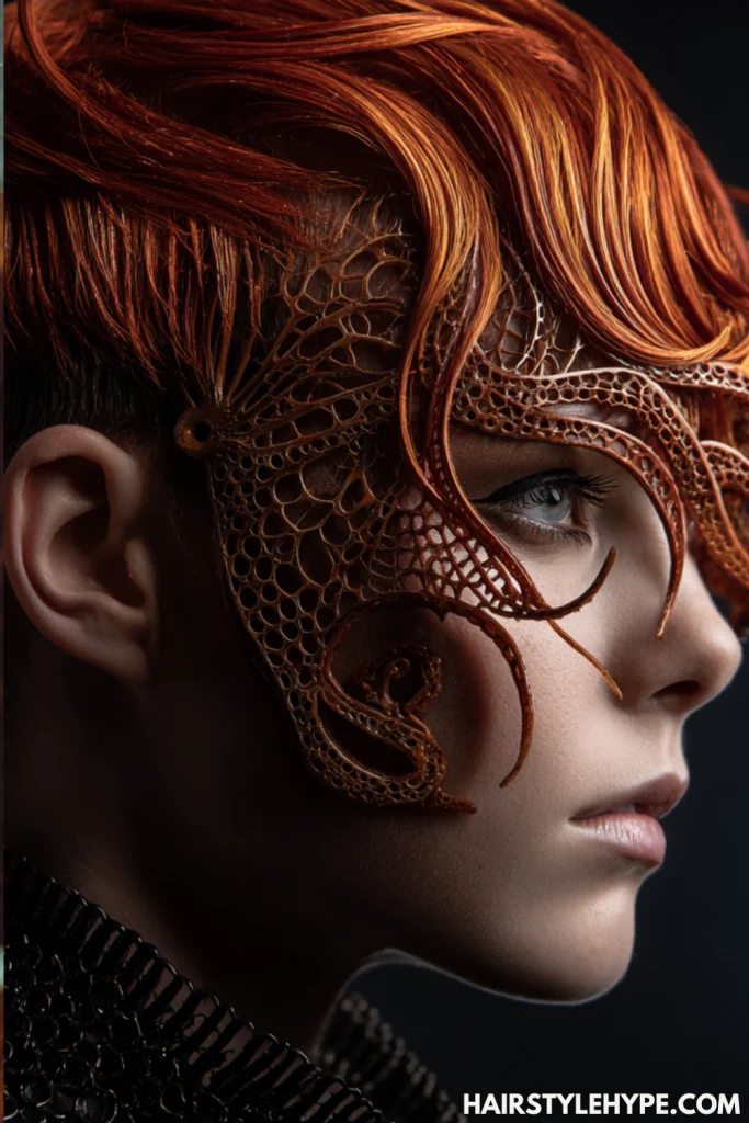 Layered Octopus Cut with Face-Framing Strands