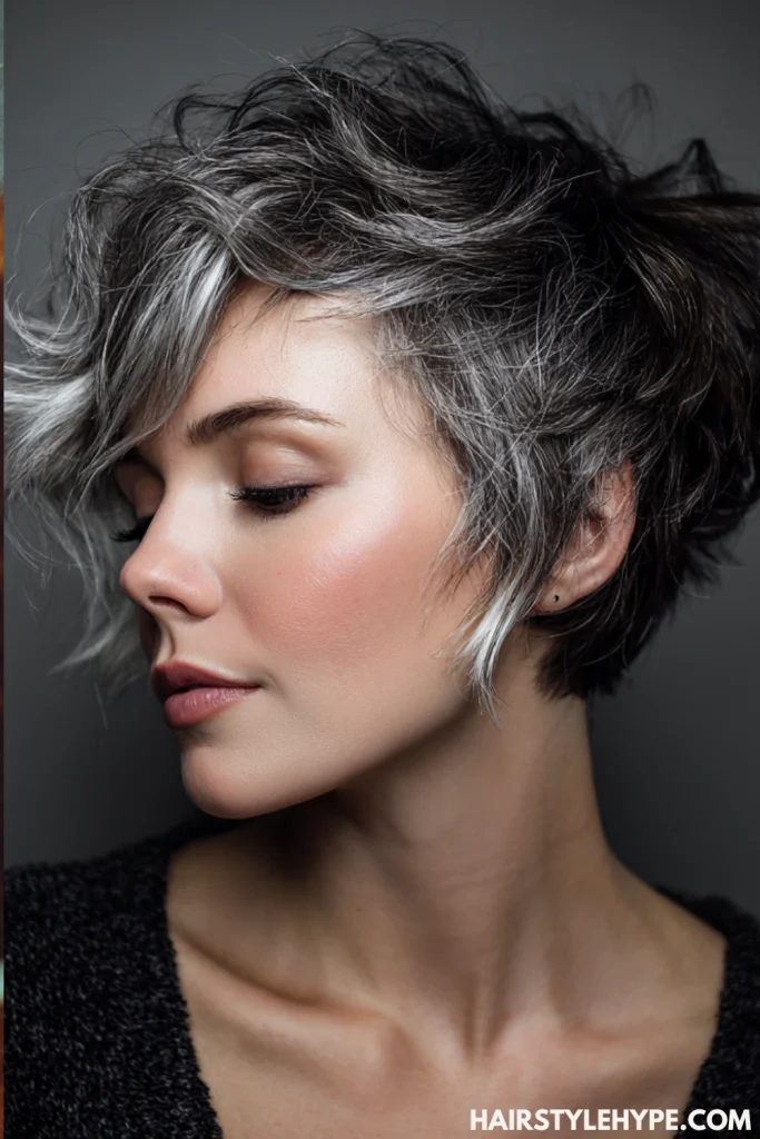 Messy Chic Kitty Cut