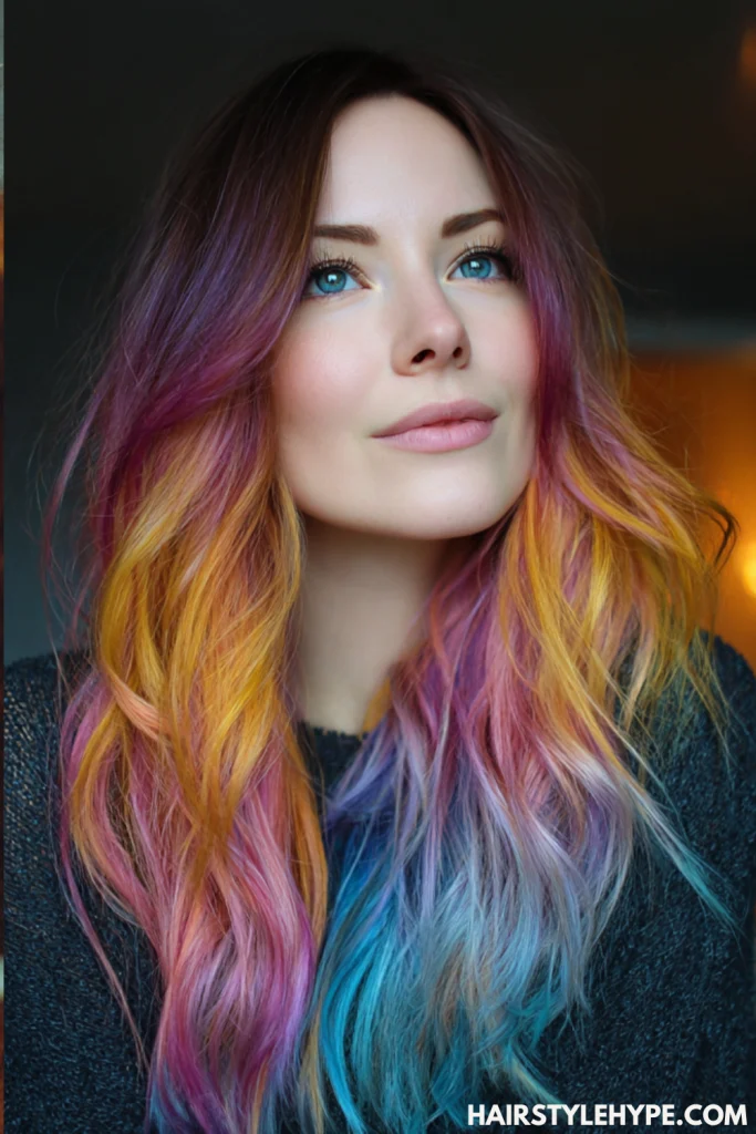 Mocha to Sandy Blonde Ombre