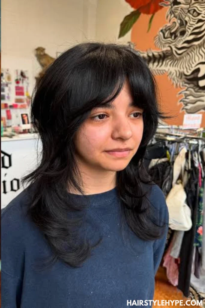 Mullet Octopus Cut with Bangs