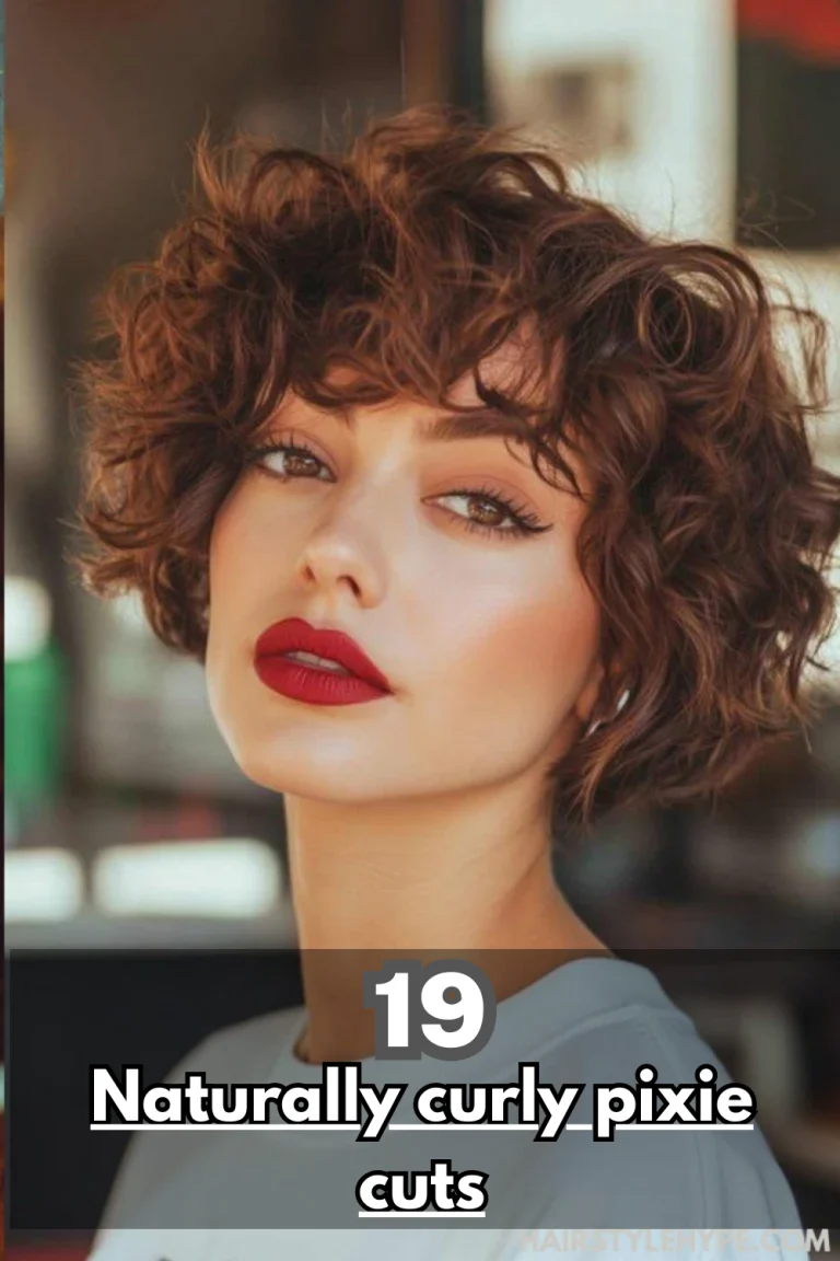 Naturally curly pixie cuts
