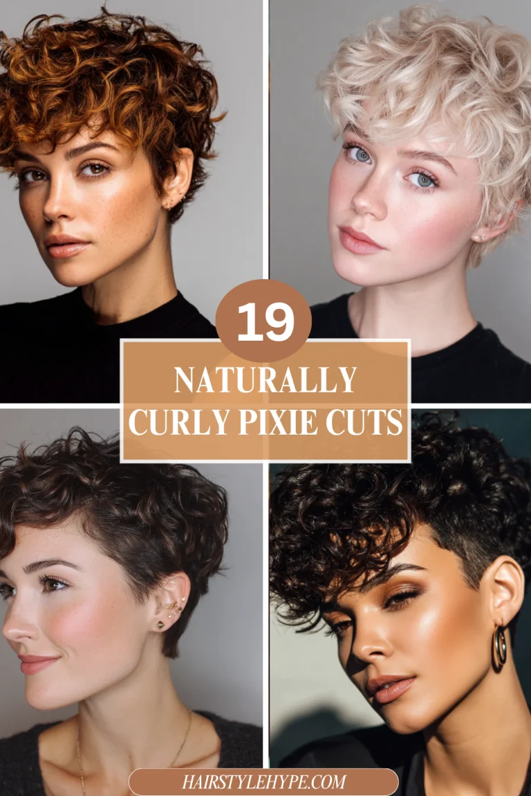 Naturally curly pixie cuts