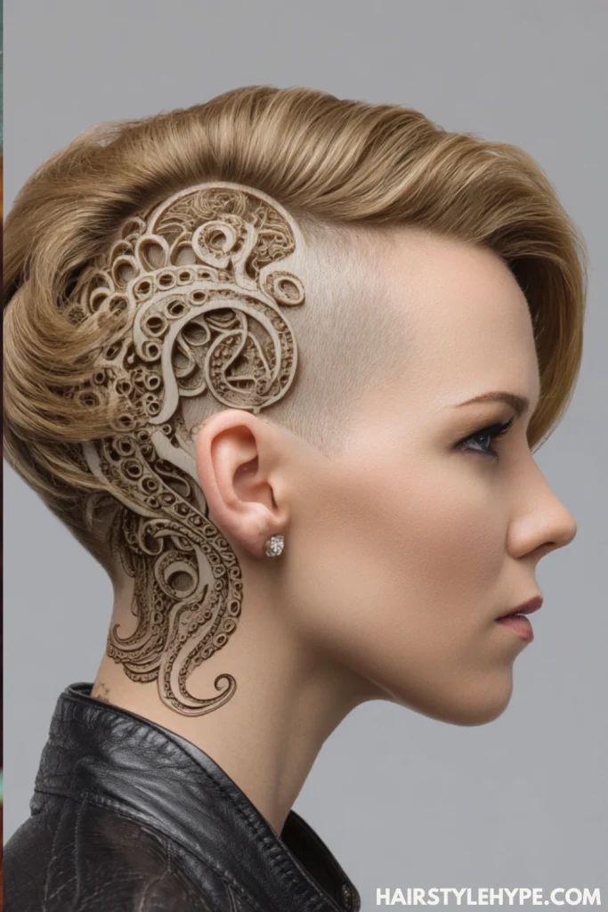 Octopus Cut with Side Part