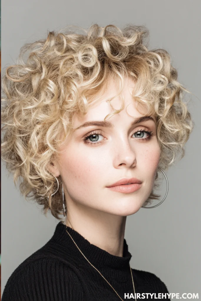 Pixie with Defined Ringlets