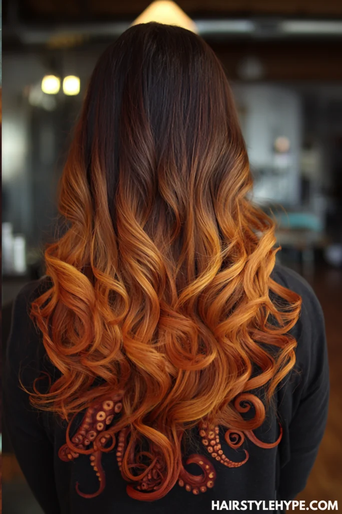 Plum to Lilac Ombre