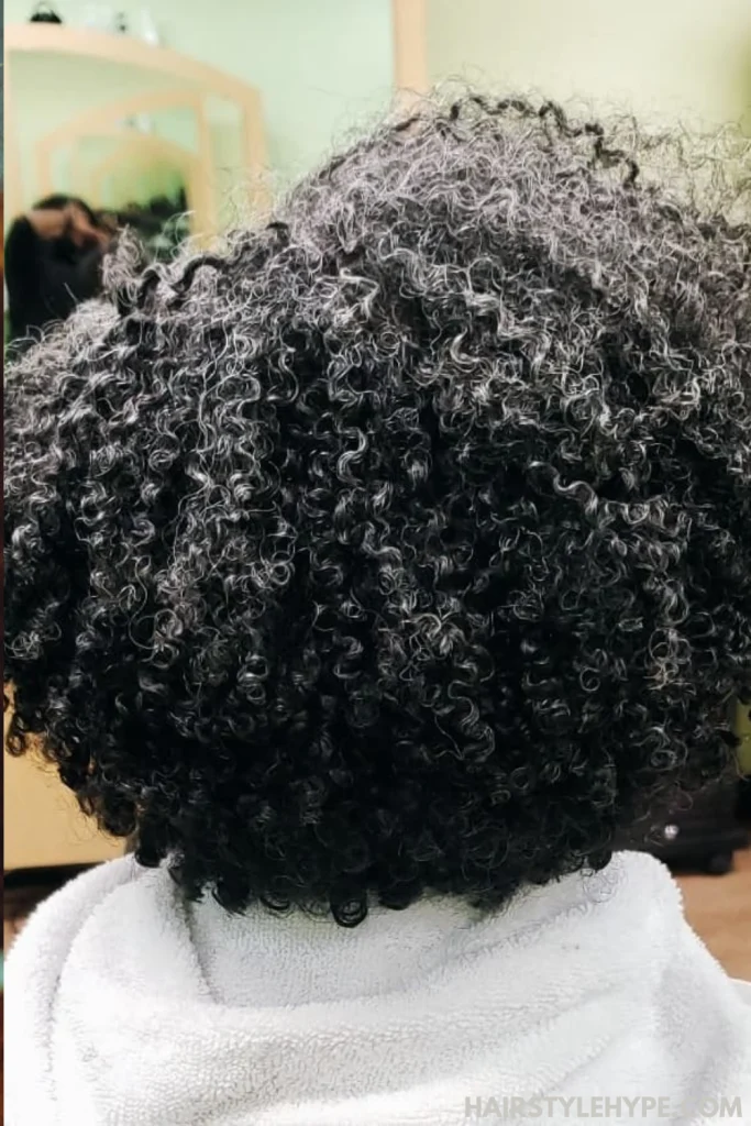 Short Tight-Curl Pixie Cut