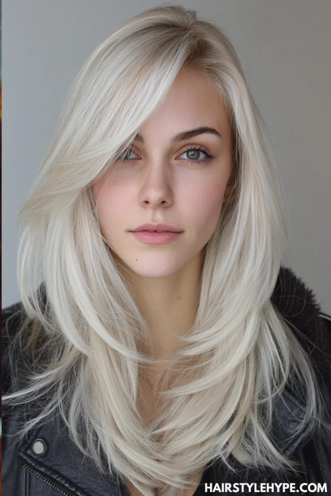 Side Part with Flipped Ends