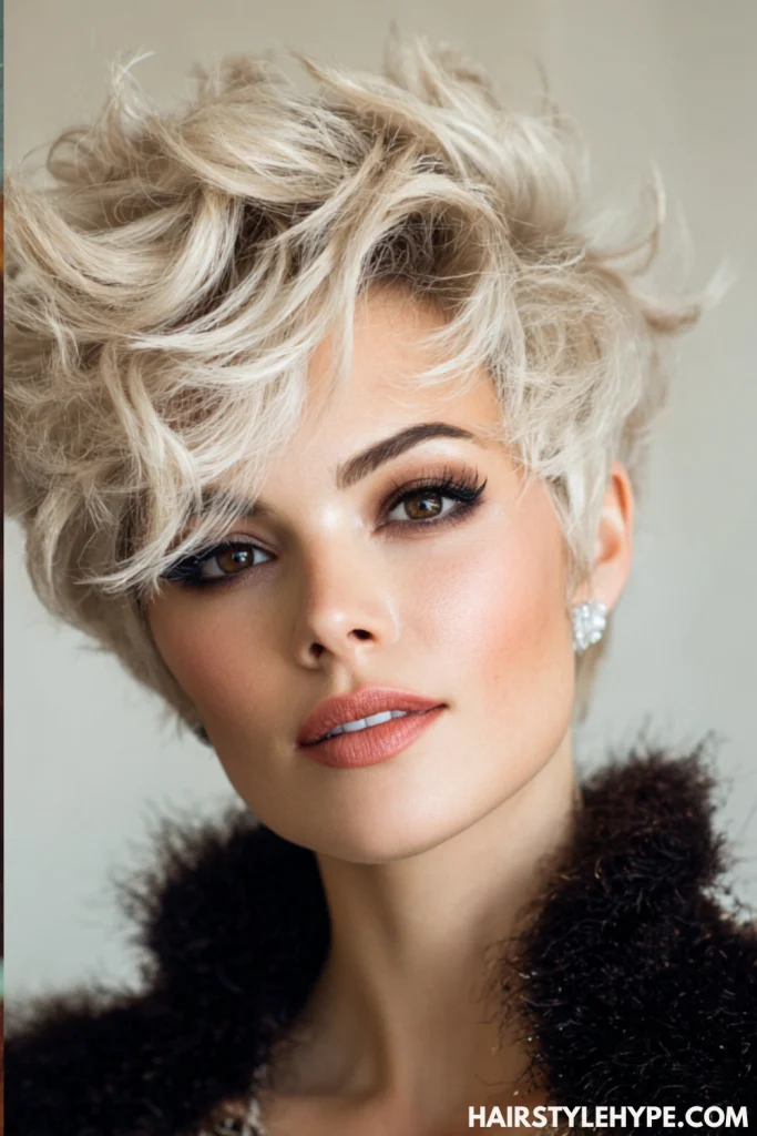  Voluminous Crown Kitty Cut female hairstyles