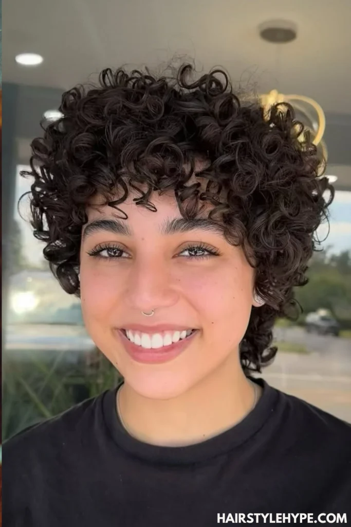  Voluminous Curly Pixie