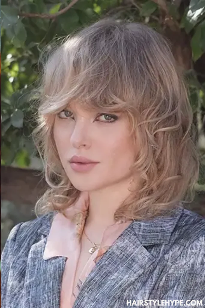 Wavy Bob Kitty Cut
