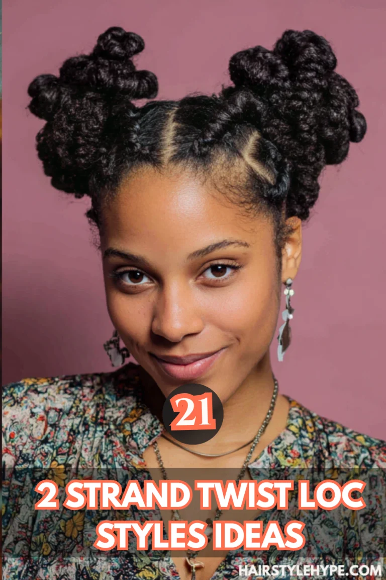 2 strand twist loc styles ideas