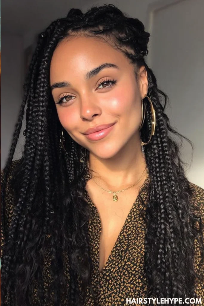 Blonde Knotless Braids