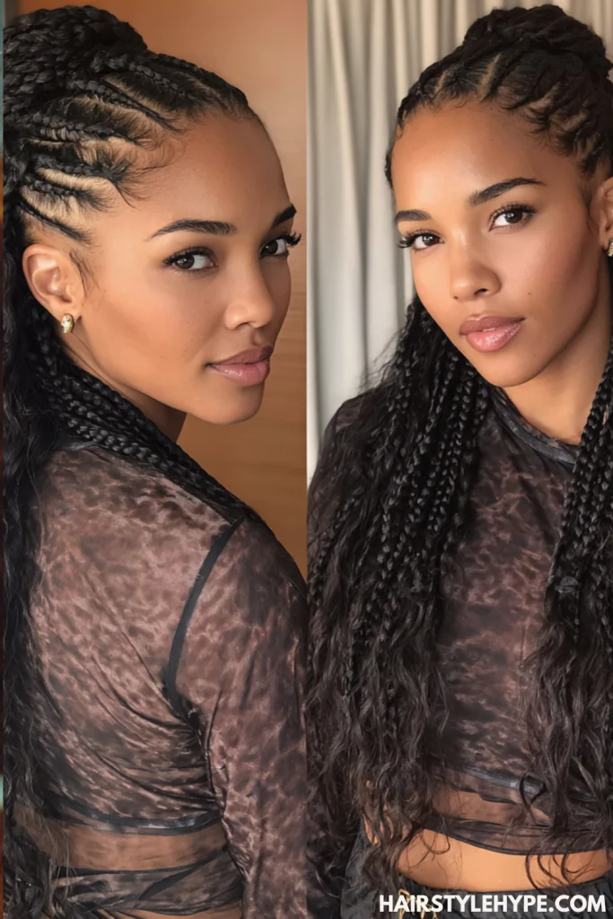 Bohemian Knotless Braids