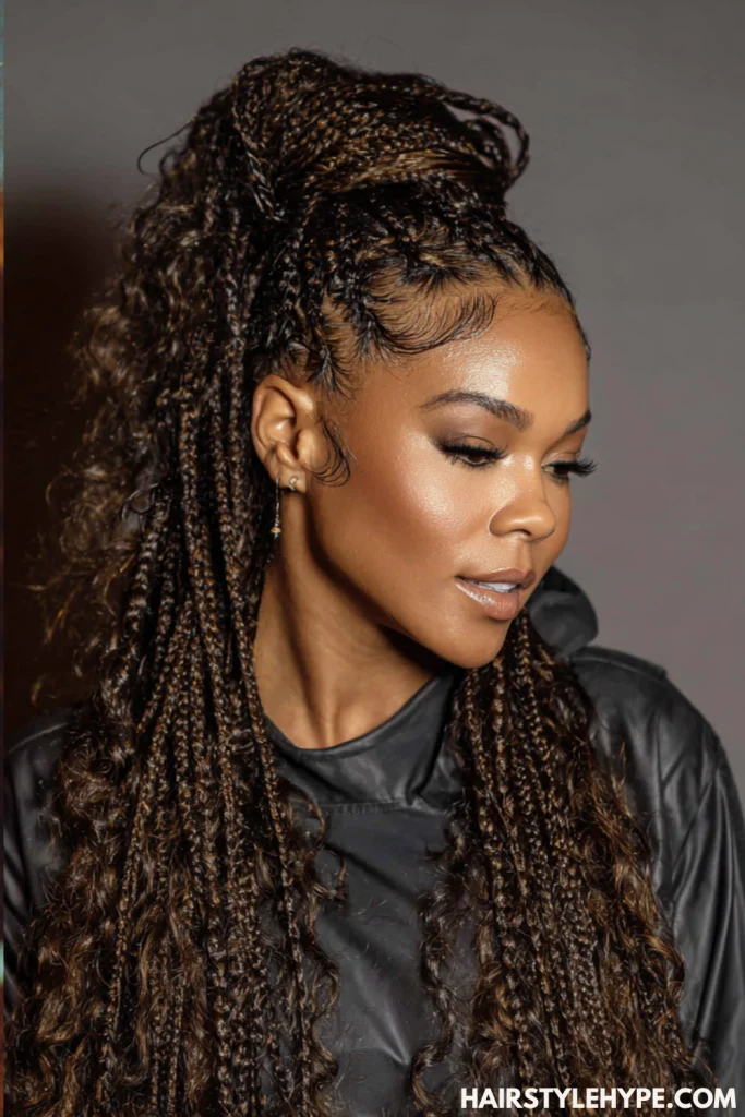 Box Braids Inspired by Janet Jackson