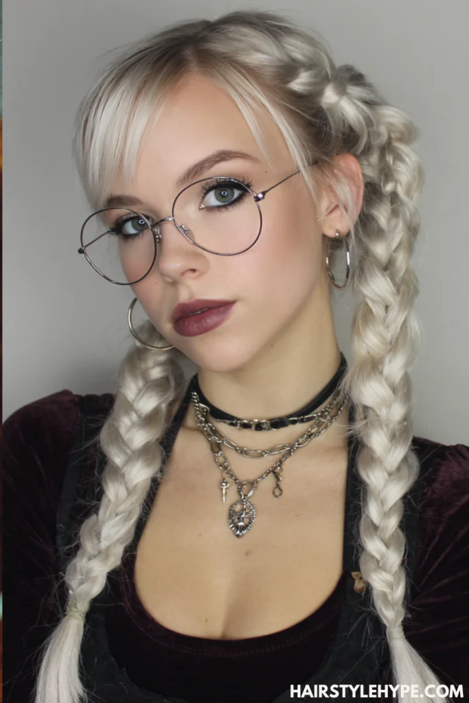Braided Grunge Pigtails