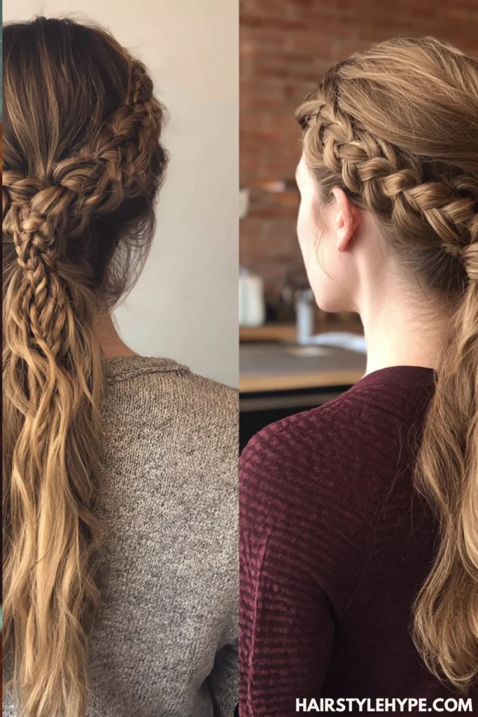 Braided Ponytails