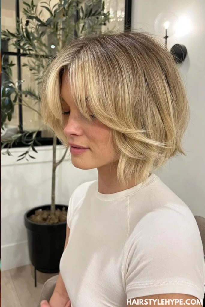  Butter Blonde Old Money Bob