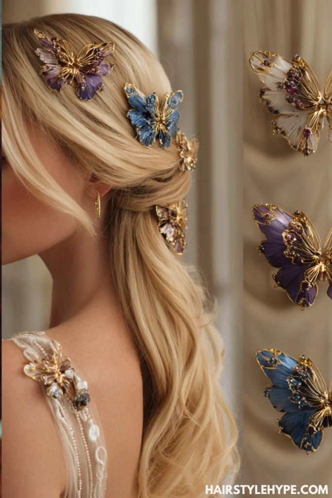 Butterfly Clips Style