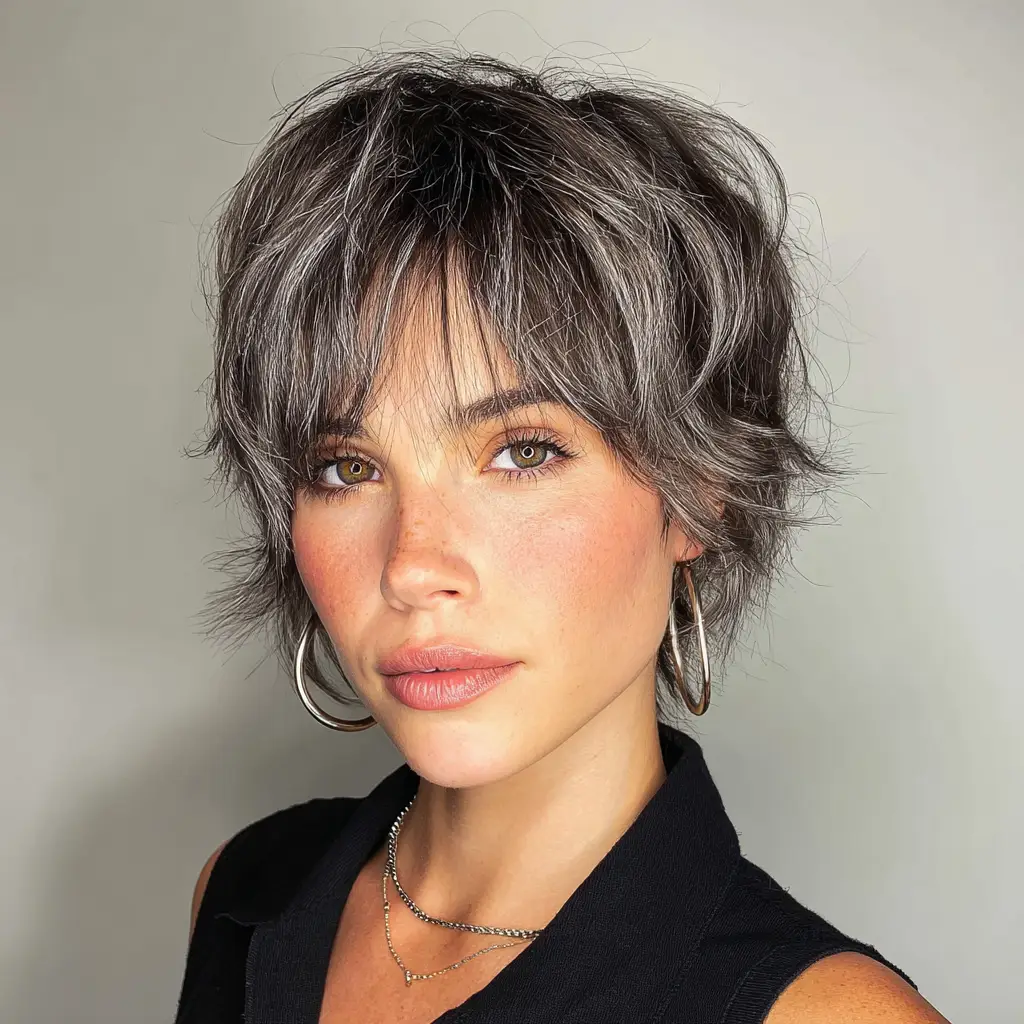  Choppy Kitty Cut Short Hair