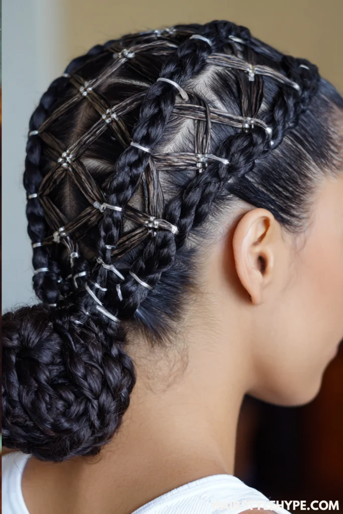 Criss-Cross Braids with Rubber Bands