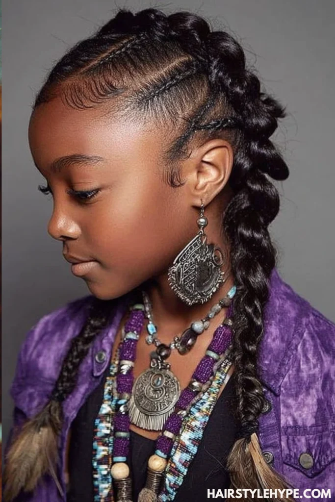 Fulani Braids for Kids