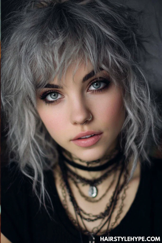 Grunge Messy Hair