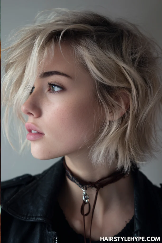 Grunge Messy Hair