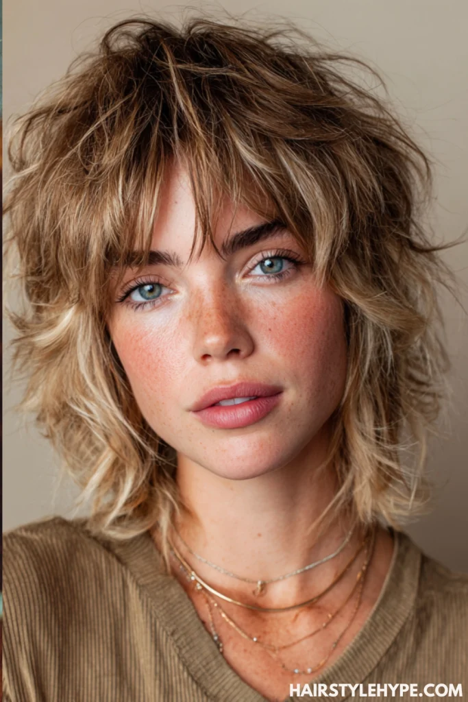 Grunge Ponytail with Loose Strands