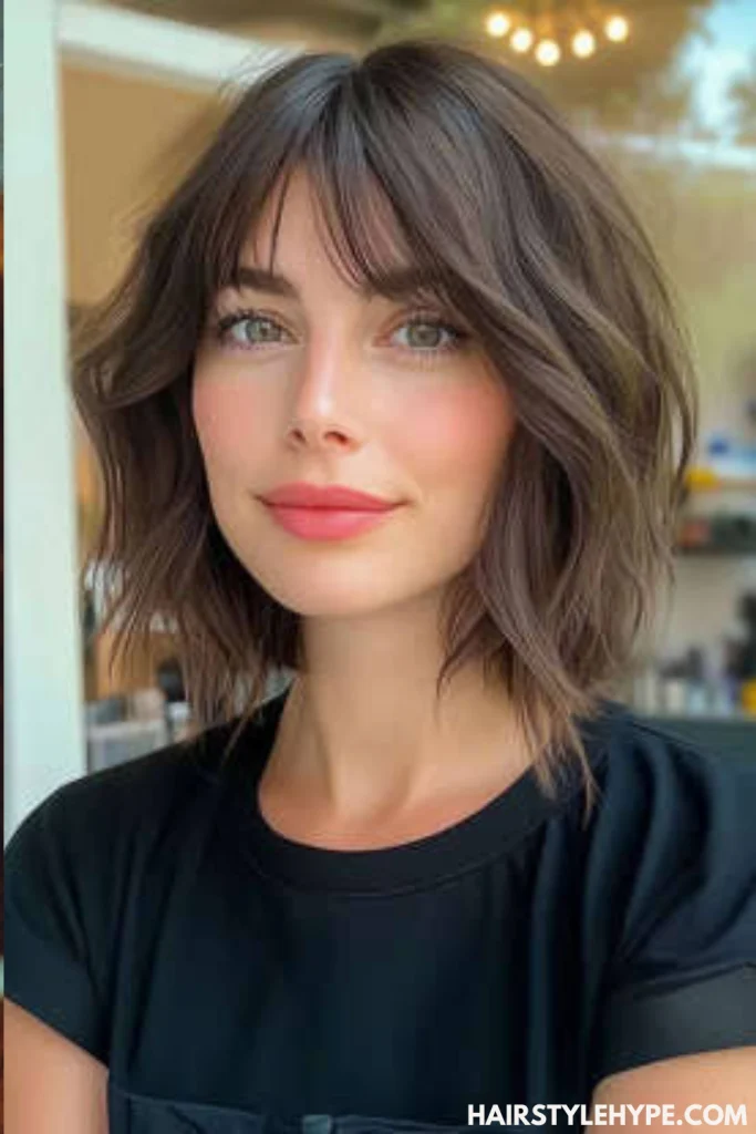  Kitty Cut with Arched Bangs