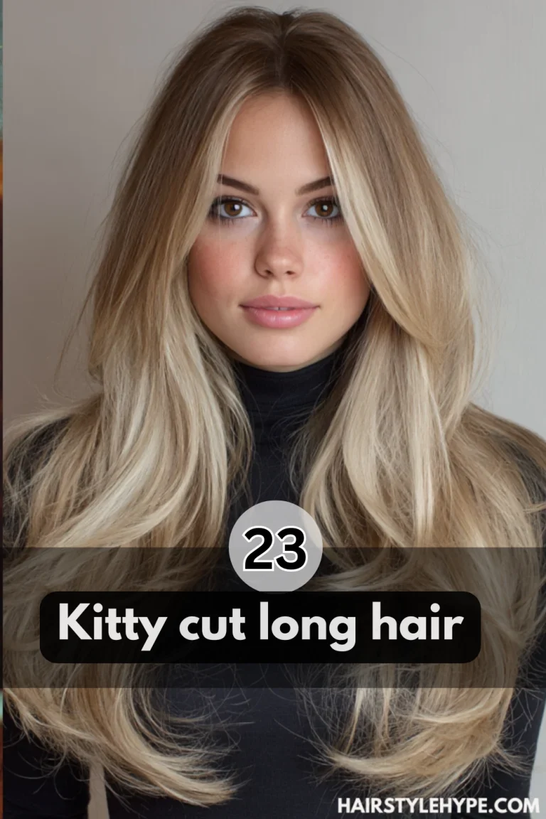 19 Kitty Cut Long Hair Ideas for a Soft, Feminine, and Modern Look
