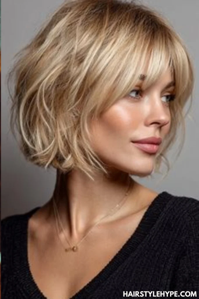  Layered Blonde Old Money Bob