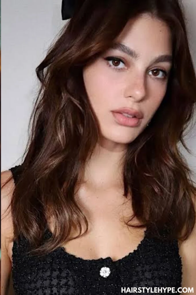 Layered Kitty Cut with Side Part