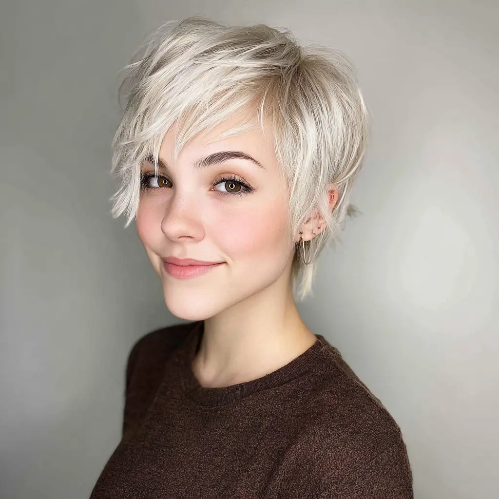  Layered Short Kitty Cut
