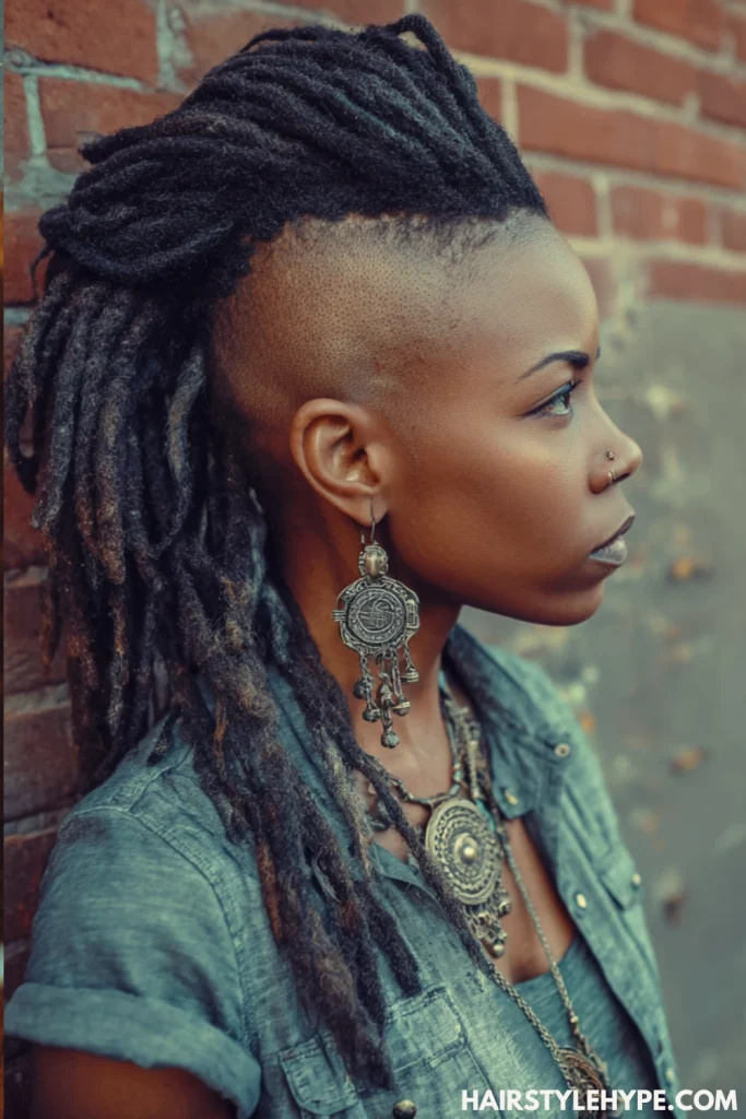 Loc Mohawk for Edgy Confidence