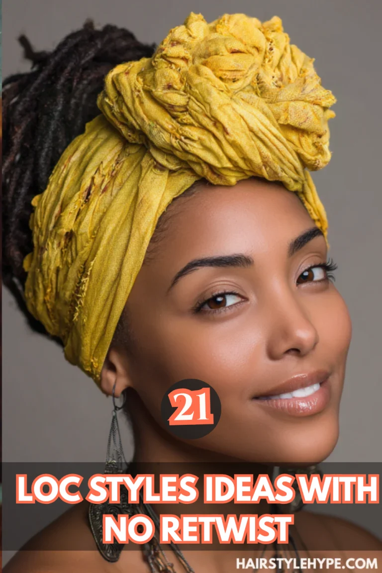 Loc styles ideas with no retwist