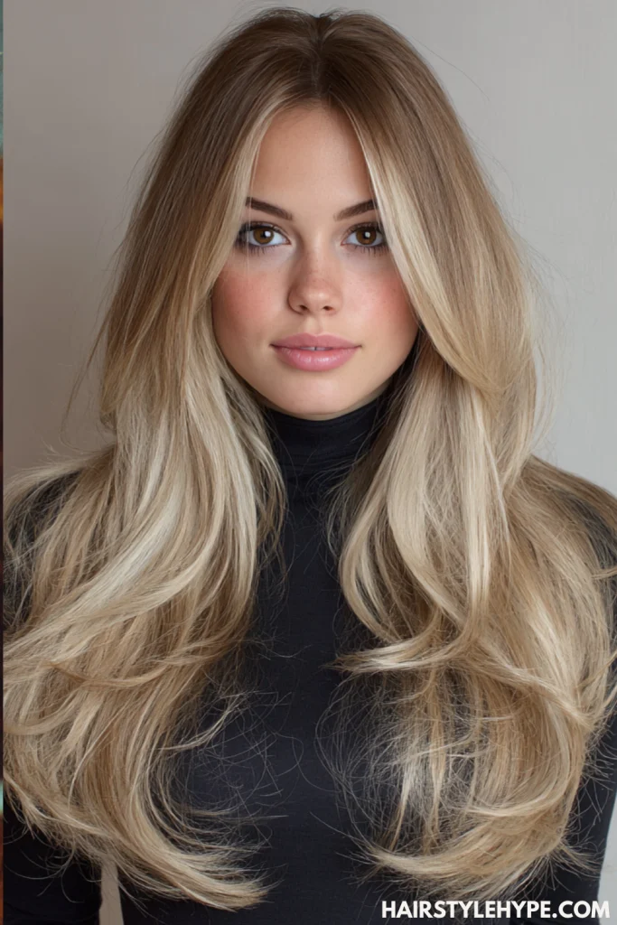  Long Kitty Cut with Textured Ends