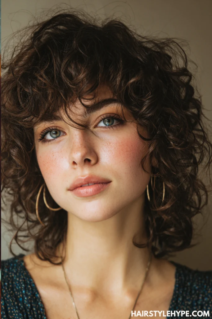  Loose Tousled Curly Kitty Cut