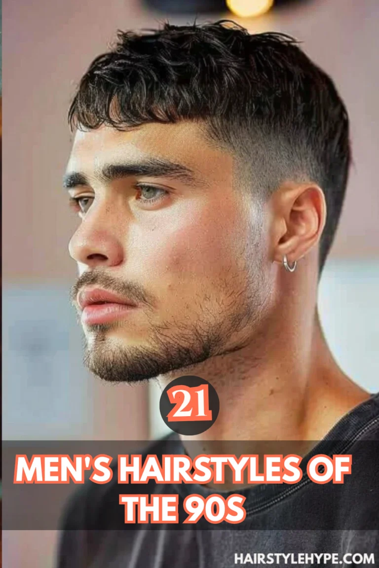 Men's hairstyles of the 90s