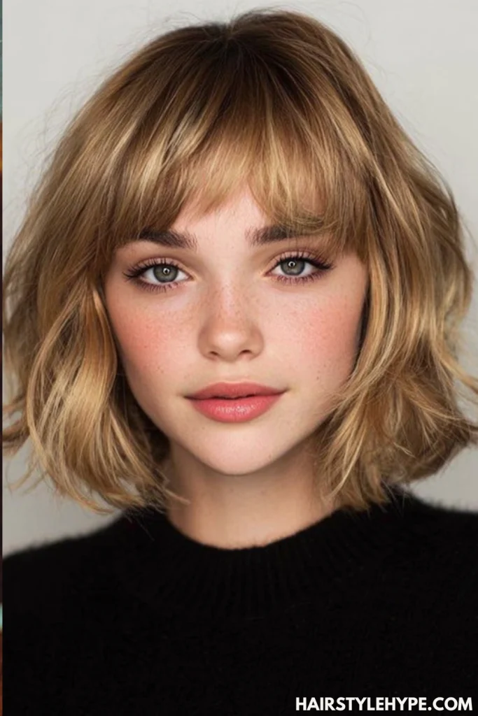 Old Money Bob with Baby Bangs