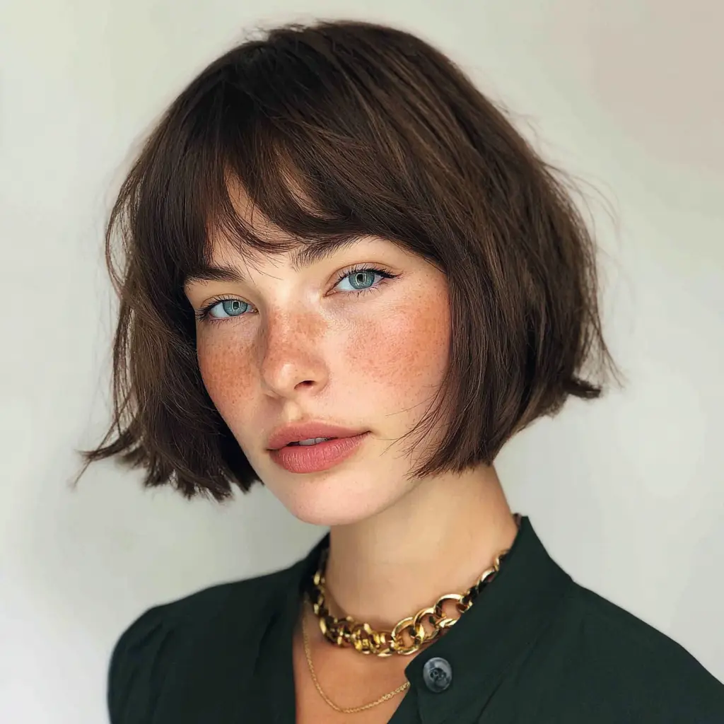  Old Money Bob with Middle Part