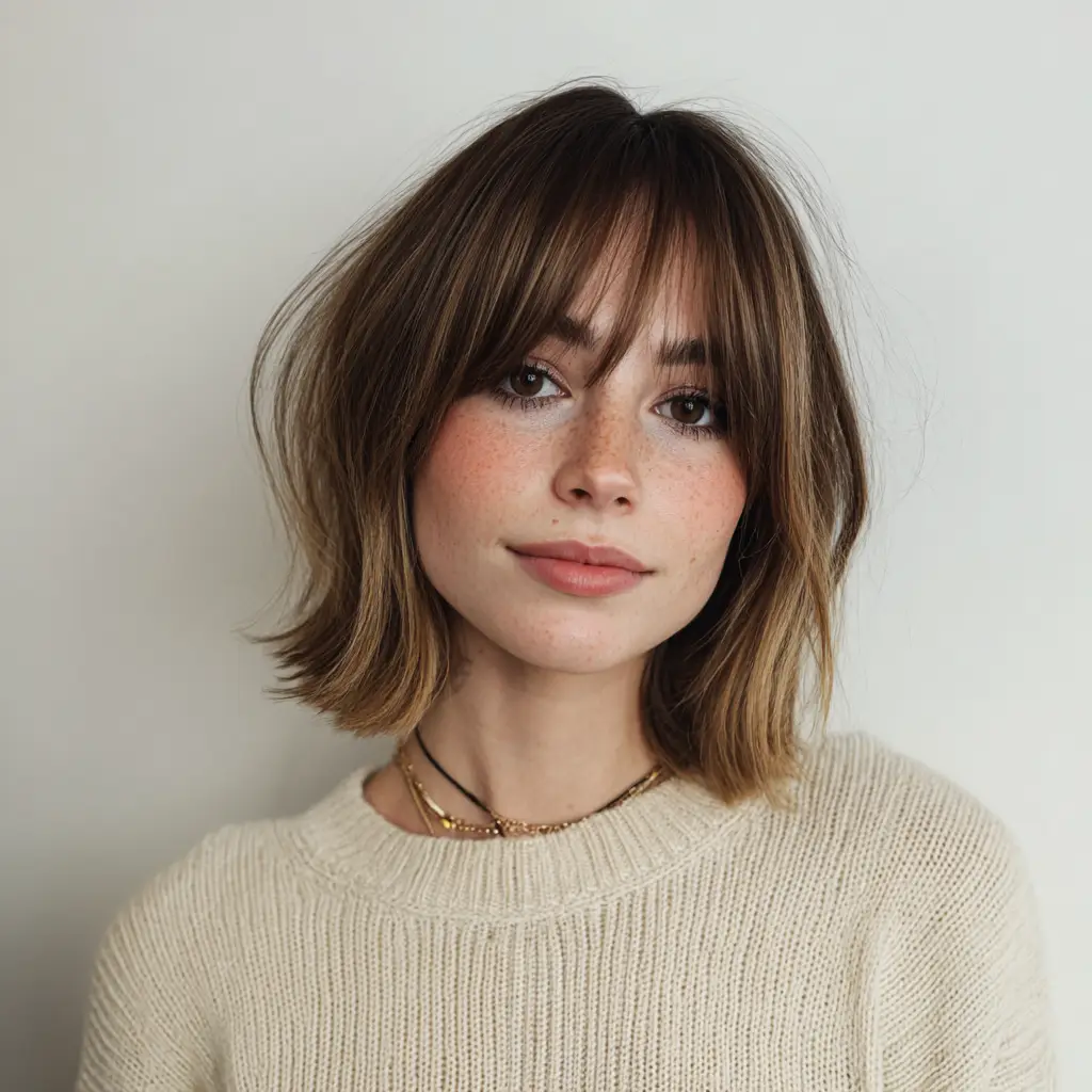  Old Money Bob with Side Part