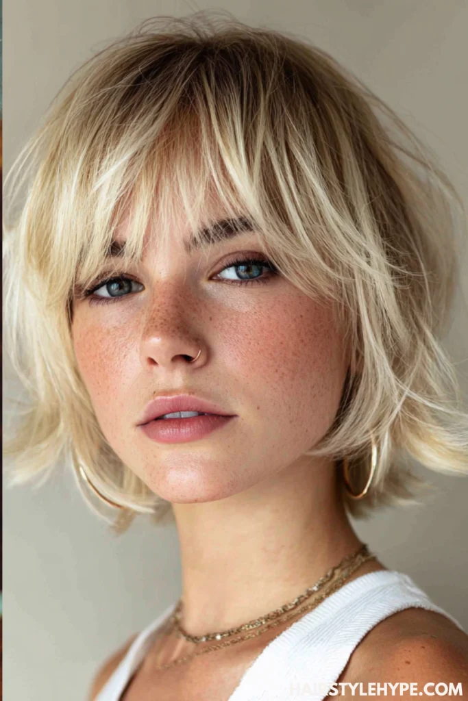 Short Bob with Flipped Ends