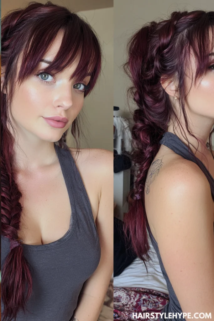 Side Braided Ponytail