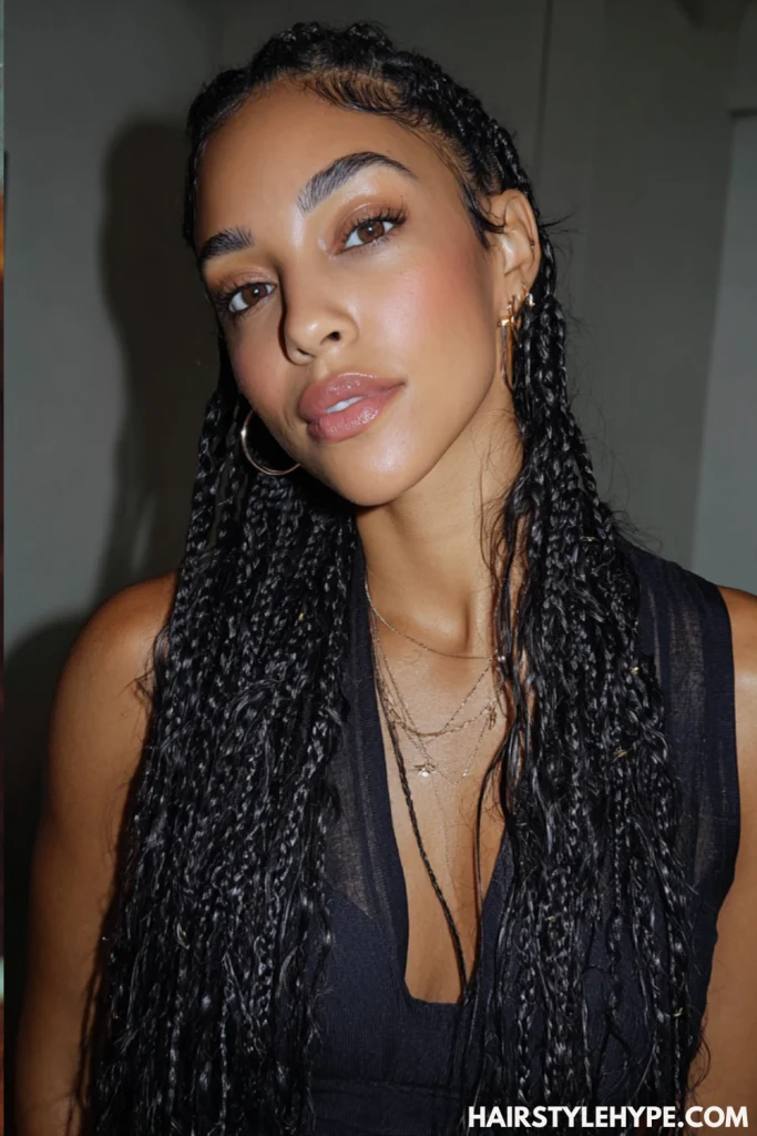 Small Knotless Braids