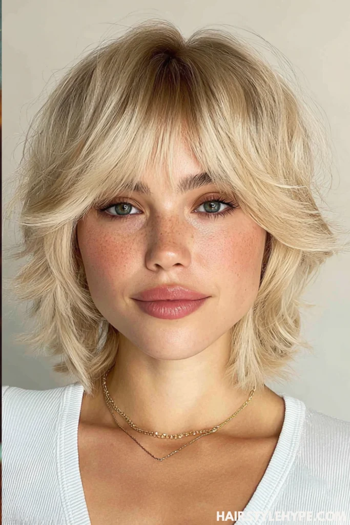 Textured Shaggy Bob